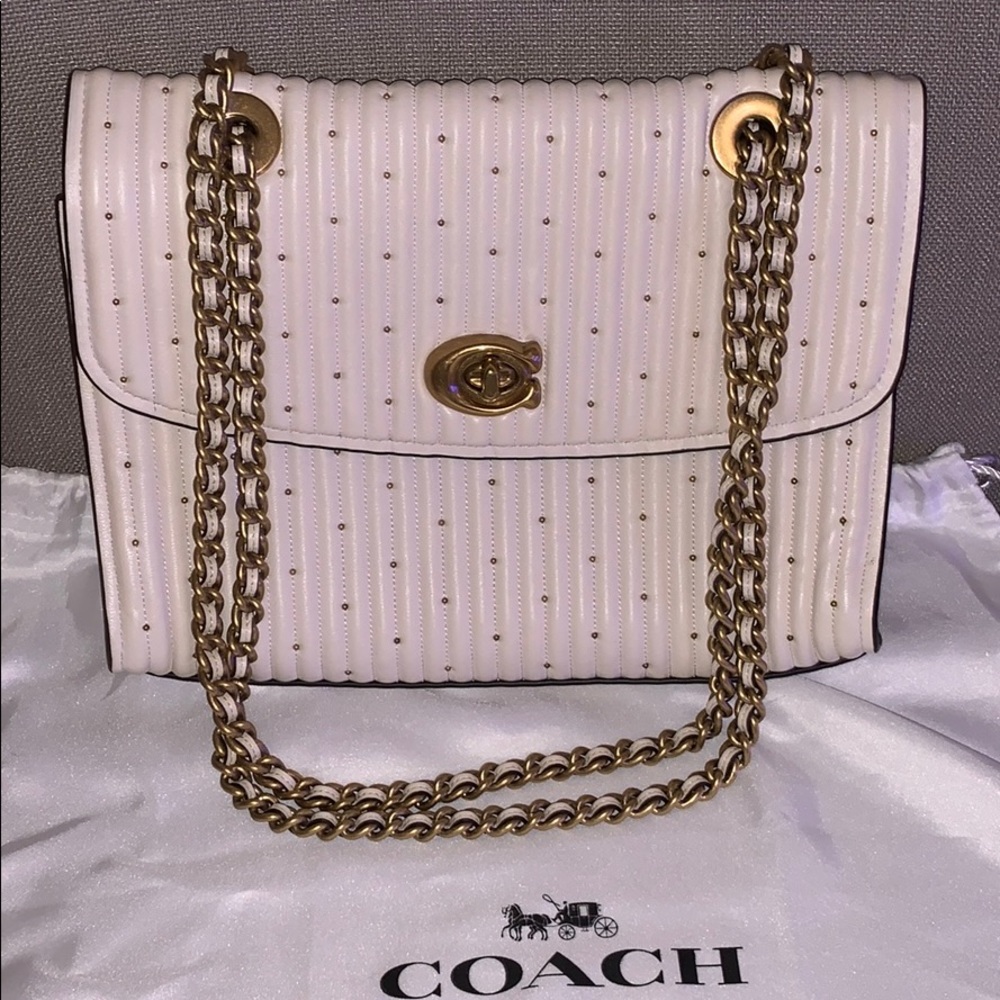 Coach Parker Quilted Shoulder Bag